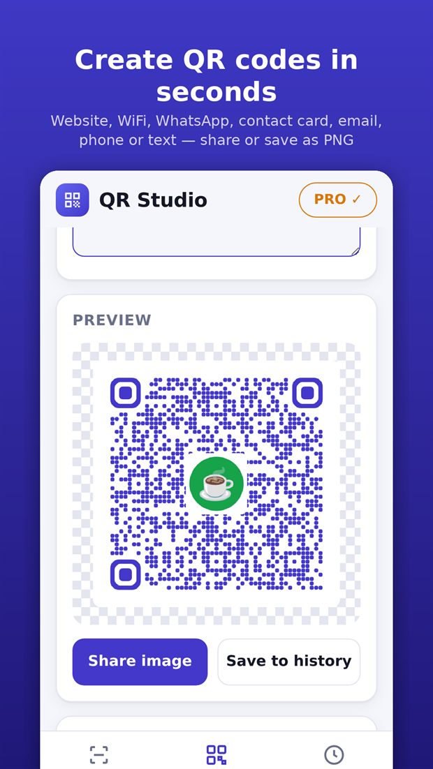 QR Studio screenshot